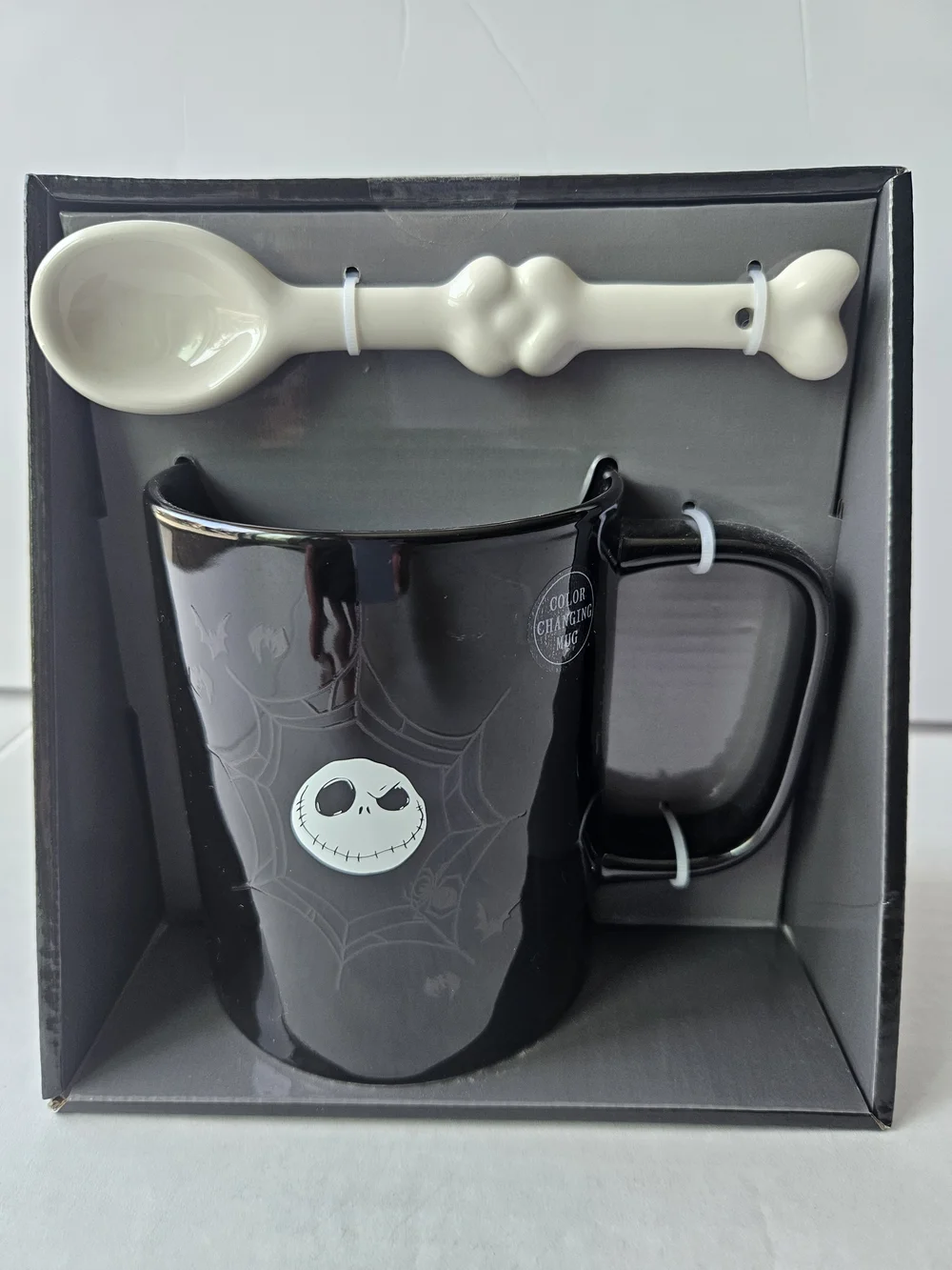 brand-new Rae Dunn x Disney's The Nightmare Before Christmas Color-Changing Mug